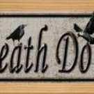 Until Death Do Us Part Novelty Wood Mounted Small Metal Street Sign
