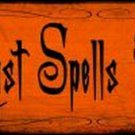 Spells For Chocolate Novelty Mini Metal Street Sign