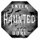 Haunted Metal Novelty Stop Sign Haunted Metal Novelty Stop Sign