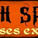 Witch Spells Novelty Metal Street Sign