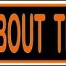 Its All About the Treats Novelty Small Metal Street Sign