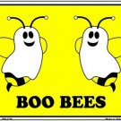 Boo Bees Novelty Mini Metal Parking Sign Boo Bees Novelty Mini Metal Parking Sign