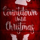 Countdown Until Christmas Novelty Metal Large Parking Sign Countdown Until Christmas Novelty Metal Large Parking Sign