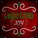 Christmas Joy Novelty Mini Metal Square Sign Christmas Joy Novelty Mini Metal Square Sign