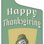 Happy Thanksgiving Novelty Metal Door Hanger
