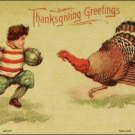 Thanksgiving Greetings Vintage Poster Novelty Metal Large Parking Sign Thanksgiving Greetings Vintage Poster Novelty Metal Large Parking Sign