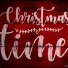 Christmas Time Novelty Mini Metal Parking Sign