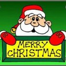 Merry Christmas Santa Metal Novelty License Plate Tag Merry Christmas Santa Metal Novelty License Plate Tag