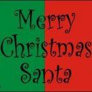 Merry Christmas Santa Novelty Aluminum Key Chain Merry Christmas Santa Novelty Aluminum Key Chain