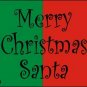 Merry Christmas Santa Novelty Aluminum Key Chain