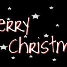 Merry Christmas Novelty Aluminum Key Chain