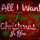 All I Want For Christmas Novelty Mini Metal Parking Sign All I Want For Christmas Novelty Mini Metal Parking Sign