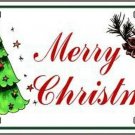 Merry Christmas Metal Novelty License Plate Tag Merry Christmas Metal Novelty License Plate Tag