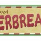 Gingerbread Novelty Metal Arrow Sign Gingerbread Novelty Metal Arrow Sign
