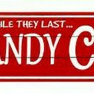 Candy Canes Novelty Metal Arrow Sign Candy Canes Novelty Metal Arrow Sign
