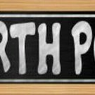 North Pole Novelty Wood Mounted Small Metal Street Sign North Pole Novelty Wood Mounted Small Metal Street Sign