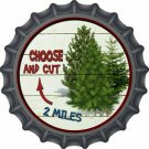 Choose And Cut Novelty Metal Bottle Cap 12 Inch Sign