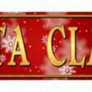 Santa Claus Novelty Metal Arrow Sign Santa Claus Novelty Metal Arrow Sign