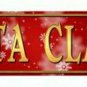 Santa Claus Novelty Metal Arrow Sign