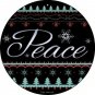 Peace Novelty Small Metal Circular Sign