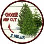 Choose And Cut Novelty Small Metal Circular Sign