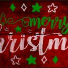 Merry Christmas Novelty Metal License Plate