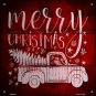 Merry Christmas Novelty Mini Metal Square Sign