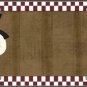 Snowman Offset Metal Novelty License Plate Tag
