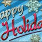 Happy Holidays Metal Novelty License Plate Tag