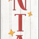 Santa Stop Here Sleigh White Novelty Metal Street Sign Santa Stop Here Sleigh White Novelty Metal Street Sign