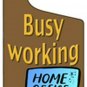 Do not enter Busy Working Home Office Vibes Novelty Metal Door Hanger