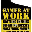 Gamer At Work PC Novelty Metal Door Hanger