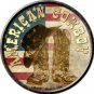MADE IN U.S.A. American Cowboy Novelty Metal Mini Circle Magnet