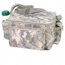 Digital Camo 6 can Cooler Lunch Bag front pocket zipper insulated side pockets