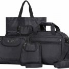 BAMF Collection 18" Inch Black Luxor Travel Duffel Set