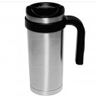 17 oz Double wall Stainless Steel Insulated Travel Mug Flip top spill proof lid