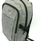 Gray Multi-Pocket Two Tone Travel Laptop Backpack with USB port Gray Multi-Pocket Two Tone Travel Laptop Backpack with USB port