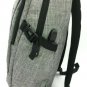 Gray Multi-Pocket Two Tone Travel Laptop Backpack with USB port