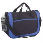 Royal Blue and Black 600D Polyester Messenger Portfolio Bag