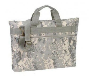 18 Inch Soft Slim Digital Camo Document Bag with Adjustable shoulder Strap
