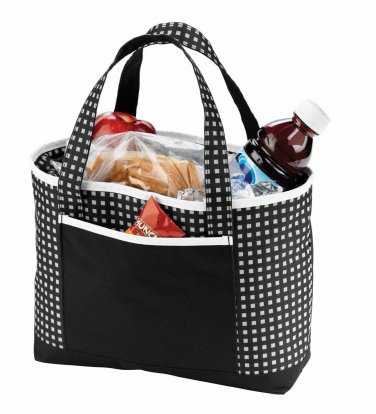 OAGear 9 inch mini square design pattern, insulated, small Cooler lunch bag tote
