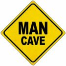 Man Cave Novelty Mini Metal Crossing Sign Man Cave Novelty Mini Metal Crossing Sign