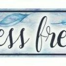 Stress Free Zone Novelty Arrow Sign