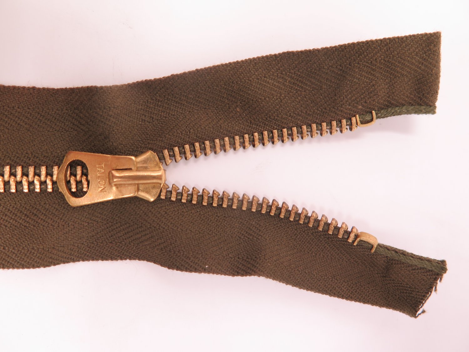 1-MILITARY ZIPPER USA VINTAGE 