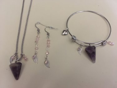 Amethyst Jewelry Set
