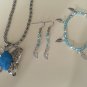 Blue Turquoise Jewelry Set