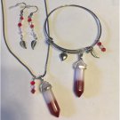 Red Jade Jewelry Set