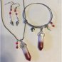 Red Jade Jewelry Set