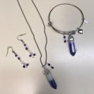 Blue Jade Jewelry Set