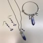 Blue Jade Jewelry Set
